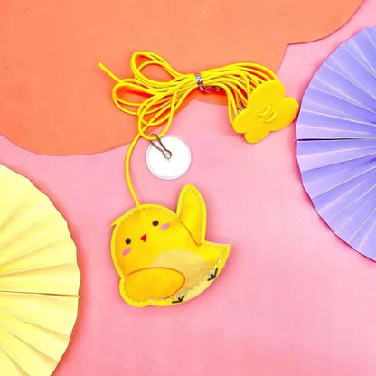 Hanging Cat Toy Feather Wand